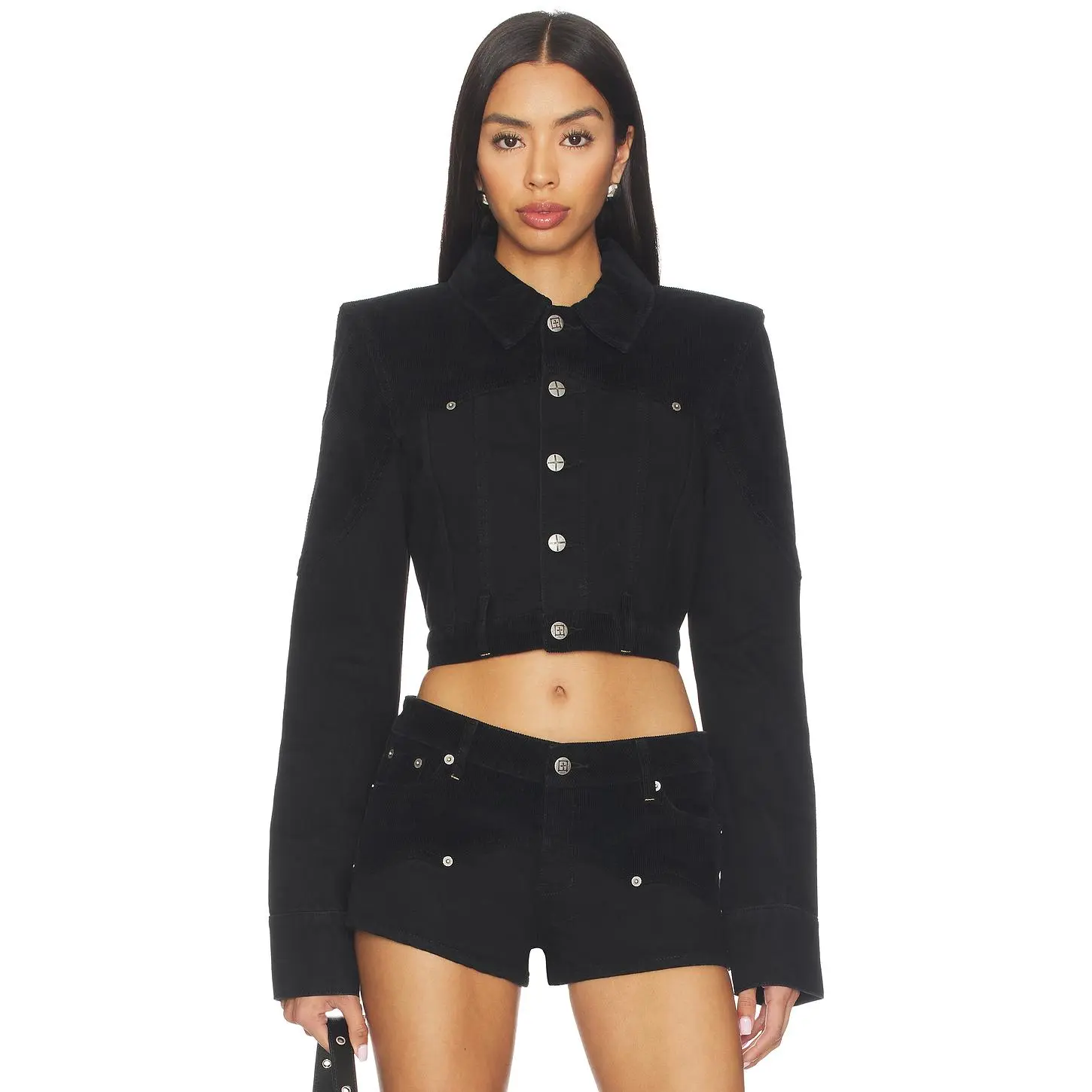 Ksubi Slim Trucker Jacket in Saloon Black Ksubi Slim Trucker Jacket in Saloon Black