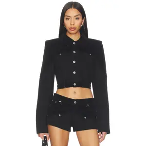 Ksubi Slim Trucker Jacket in Saloon Black Ksubi Slim Trucker Jacket in Saloon Black