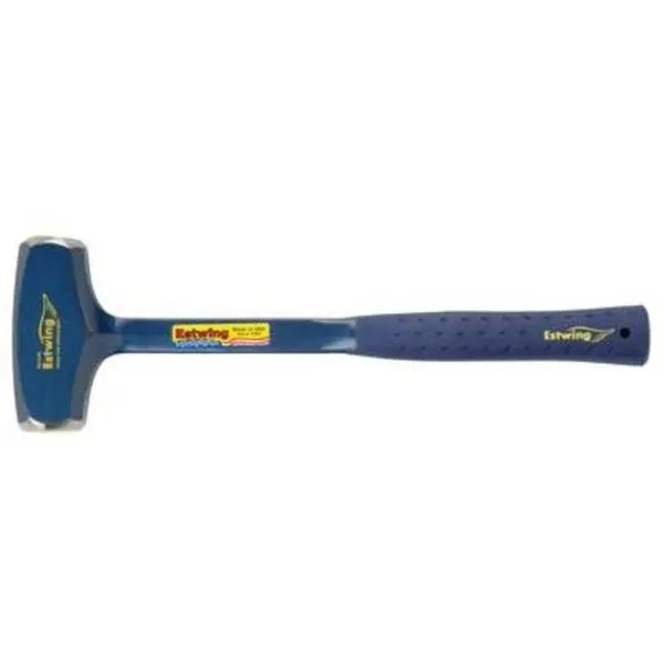 Estwing 4Lb Forged Steel Portable Claw Hammer - Long Handle, Shock-Reduction Grip (Model 268-B3-4LBL, 62061)