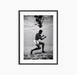 Boxing Print, Photography Prints, Muhammad Ali Poster, Retro Poster, Black And White Wall Art, Muhammad Ali, Museum Grade Photography Poster