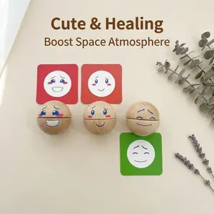 Kindergarten Face-Changing Expression Ball Game, Large Building Block, Role-Playing for Boys and Girls, Educational Parent-Child Interaction Toy for Ages 3 to 5