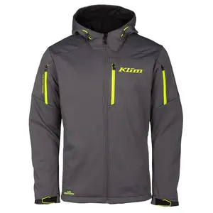 KLIM INVERSION HOODED JACKET - ASPHALT - HI-VIS
