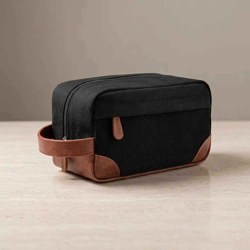 Classic Washed Canvas Travel Wash Bag for Men, Multifunctional Toiletry Dopp Kit. Portable Bathroom Organizer Pouch for Shaving Supplies & Skincare. Ideal Grooming Storage Solution for Travel, Travel-Friendly Toiletry Bags, Bag Toiletry Bags summerwins su