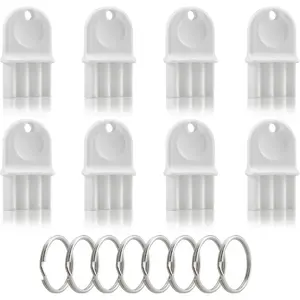 Paper Towel Dispenser Key Hard Plastic Waffle Toilet Paper Dispenser Key Set Universal Replacement for Paper Towel and Toilet Paper Dispensers White 8pcs