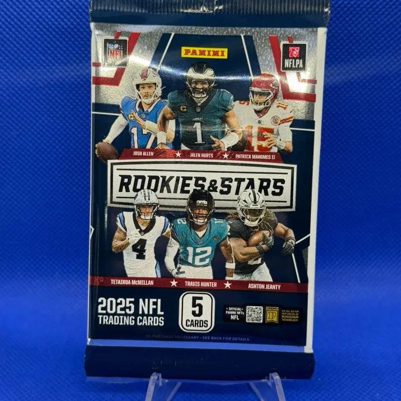 PANINI 2025 Rookies and Stars Football Pack 5 Cards per Pack Official NFL Trading Cards