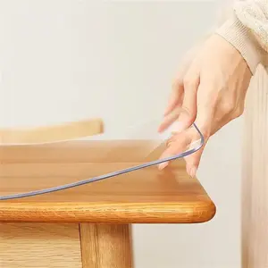 [Multifunctional] High Elasticity Transparent Table Mat | Easy to Cut and Lay, Suitable for Various Table Types and Temporary Events