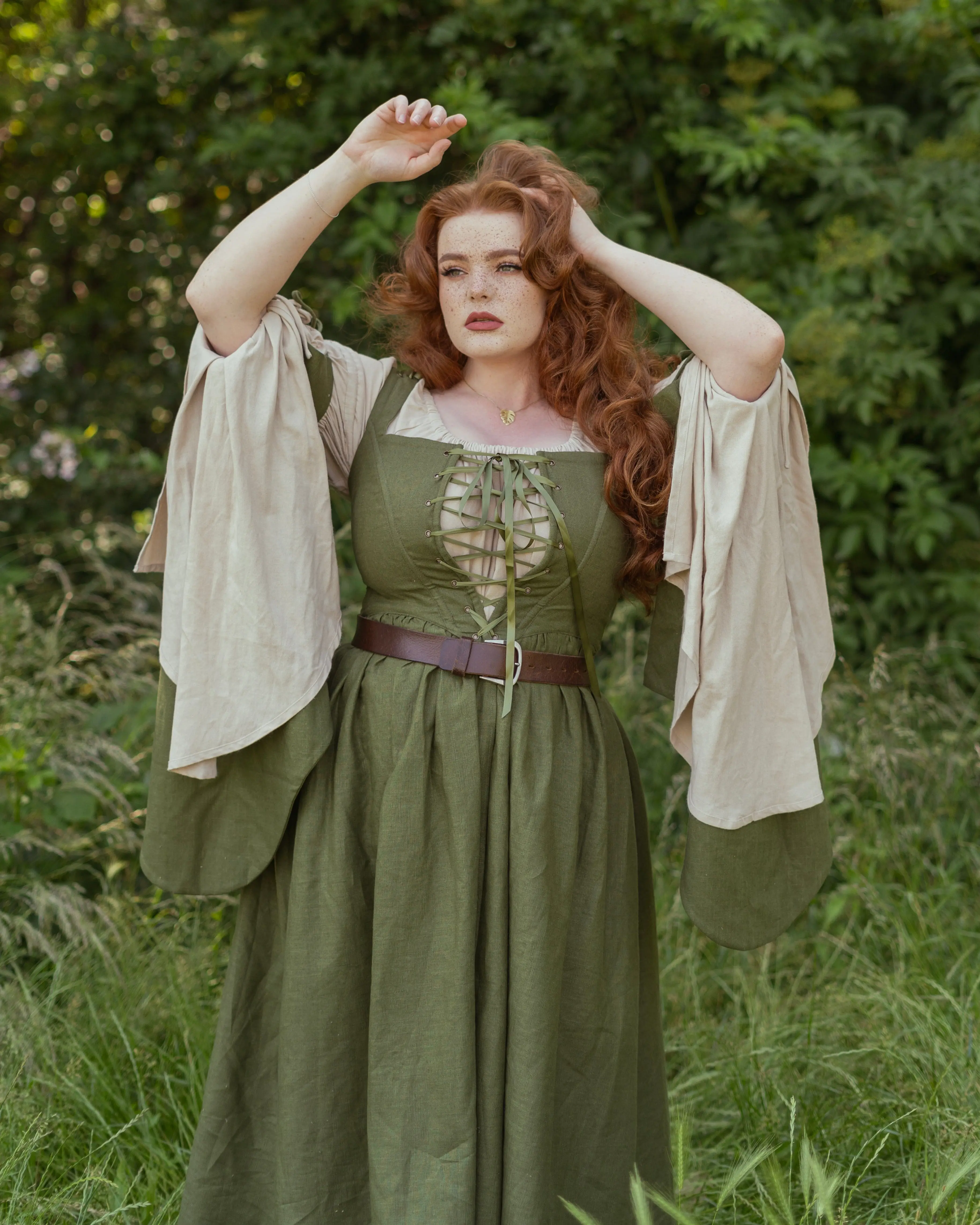 Ivy Green Corset Dress - TikTok Shop