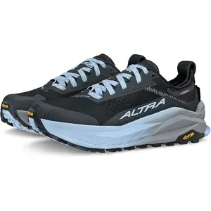 New Altra Womens Size 9 Black Blue Gray Olympus 6 Trail Running Athletic Shoes