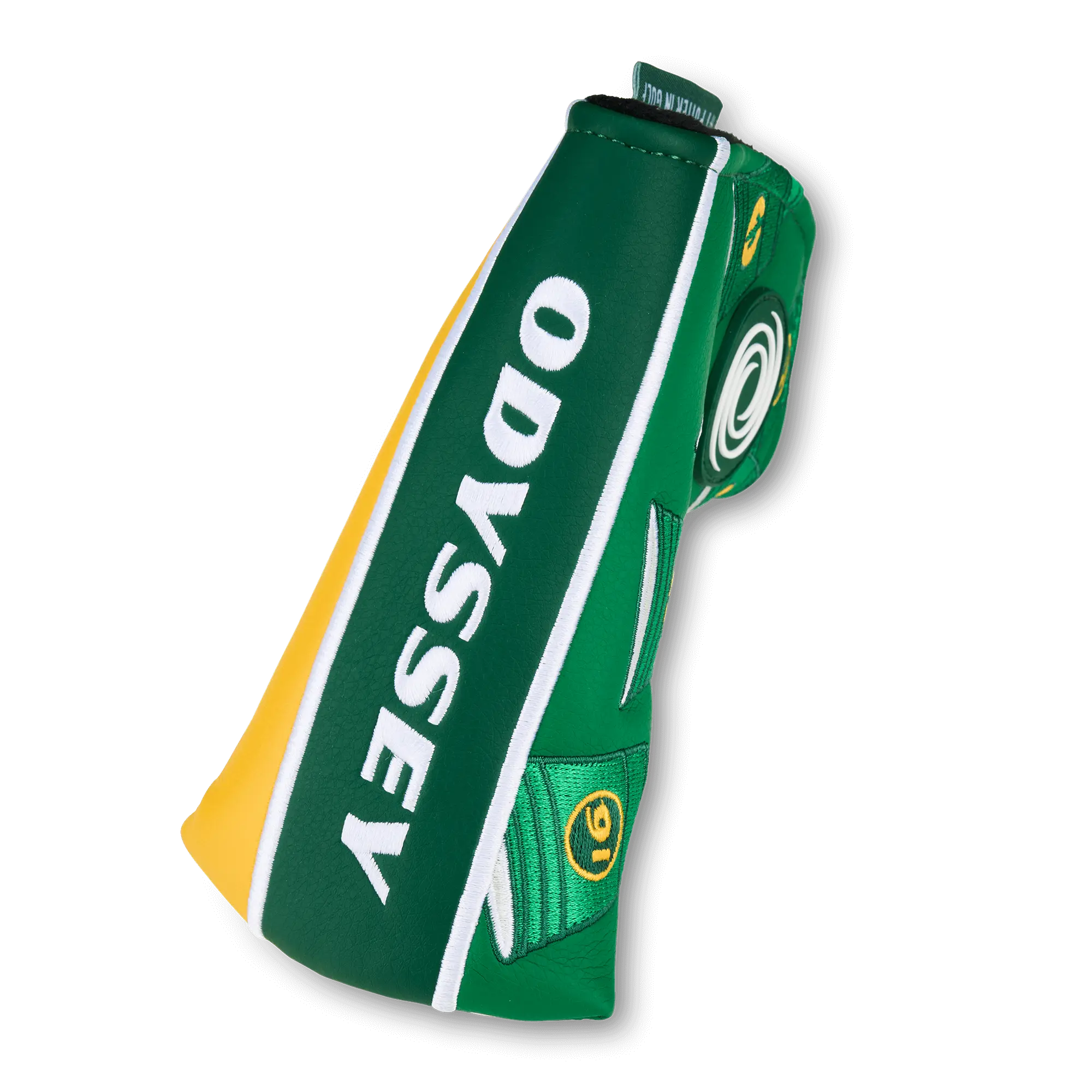 Odyssey Golf Desert Green Blade Headcover in Green/Yellow Odyssey Golf Desert Green Blade Headcover in Green/Yellow