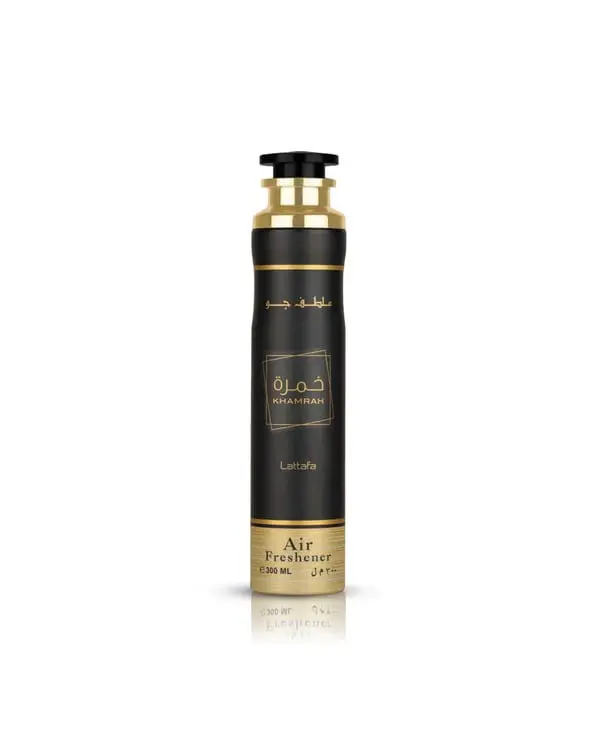 Lattafa Khamrah Air Freshener 300mL - Vanilla Scented Spray for Everyone Long Lasting Eau De Parfum Bottle