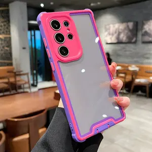 Transparent Silicone Case with Shockproof Corners, Compatible with Samsung Galaxy S25/s24 Series, Perfect Gift for Any Occasion