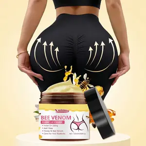 Bee Venom Butt Lift Advanced Firming Cream, Firming and Lifting, Fullness Improvement, Enhances Confidence, Deep Nourishment, Suitable for All Skin Types, Body Care