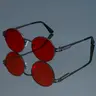 Unisex New Fashion Retro Round Eyeglasses, Punk Style Metal Frame High-Quality Eyewear for Daily Wear, Casual Trendy Shades, Stylish Glasses
