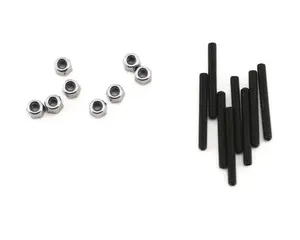 Traxxas 3x25mm Set Screws & 3mm Nylon Locknut (8)
