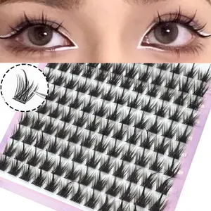 10 Rows Large Capacity False Eyelashes, Dense Fine Stems, Lazy Sunflower Fairy False Eyelashes, Pure Wild False Eyelashes, Diy Dramatic Lashes