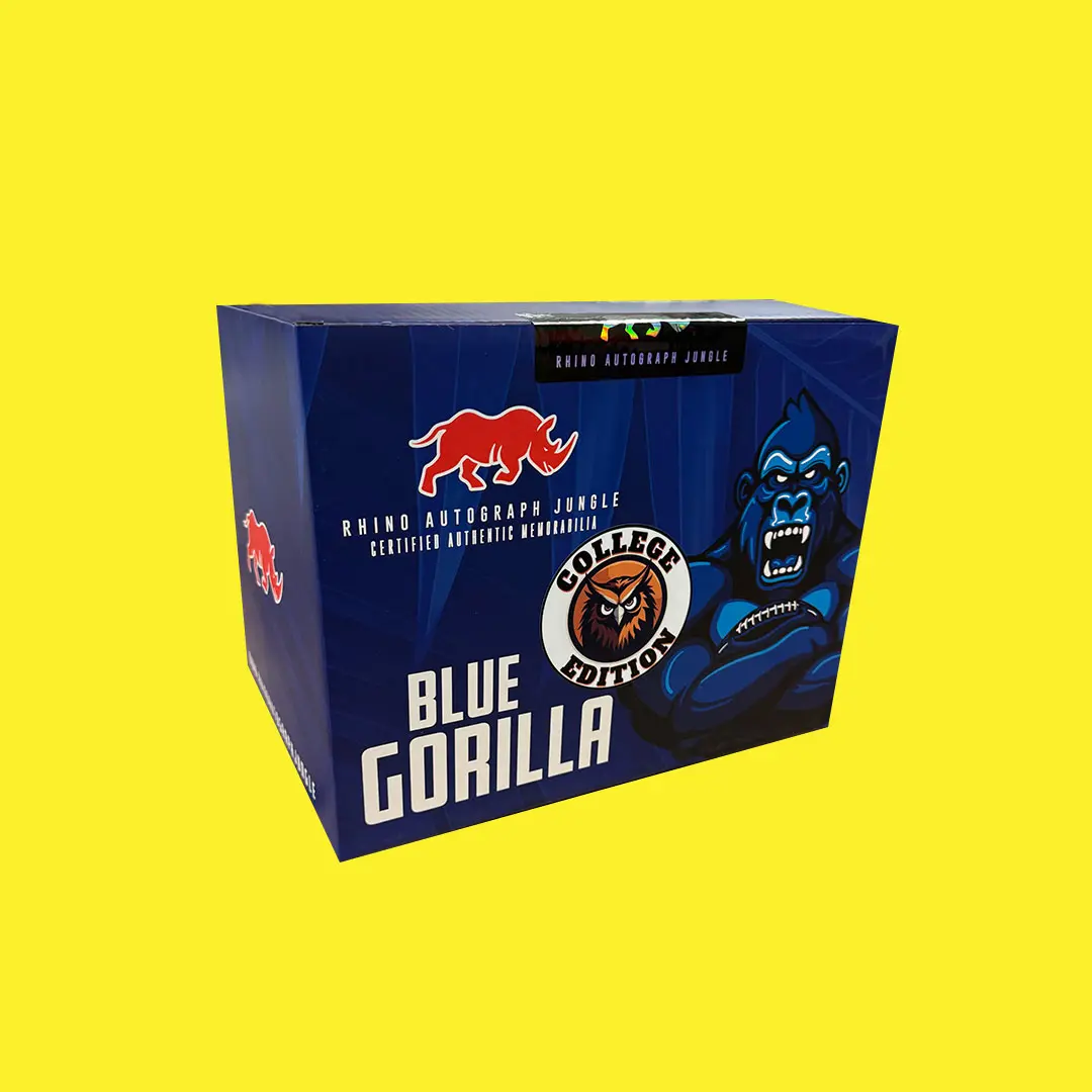 Rhino Autograph Jungle Blue Gorilla College Edition Box - Full
