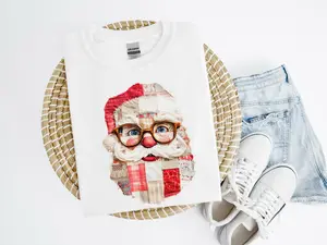 Patch Santa Shirt or Sweatshirt