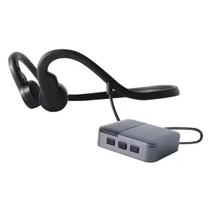 SCHBIT Bone Conduction Hearing Aid & Bluetooth Headset Kit, Healthcare Medical Supply, 16-Channel Digital Chip, Noise Cancellation, No Whistling, Over-Ear Design for Mild to Severe Hearing Loss, 20H Battery, Bluetooth 5.3