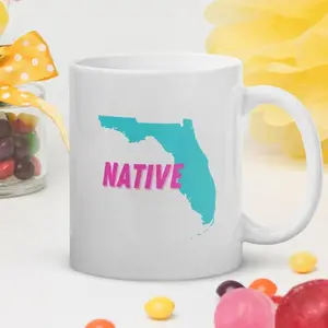 Native Floridian White Glossy Mug 2