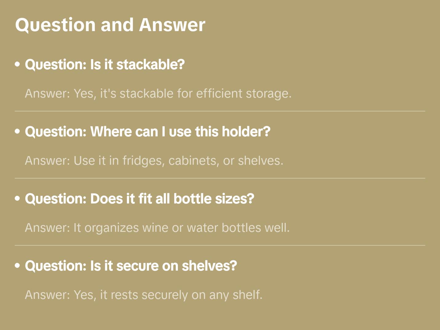 iDESIGN Fridge Bins Wine Holder Clear