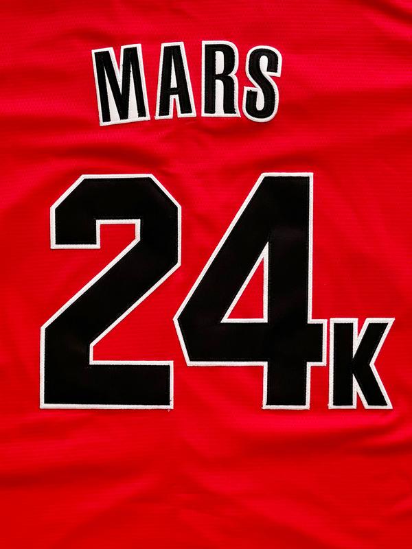 Hooligans 'Mars' 24K Baseball Jersey Men White Red Embroidery Festival Shirts Gift Party S~3XL Hooligans 'Mars' 24K Baseball Jersey Men White Red Embroidery Festival Shirts Gift Party S~3XL