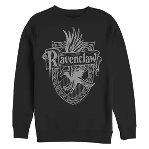 Men's Harry Potter Ravenclaw Line Art Crest Sweatshirt