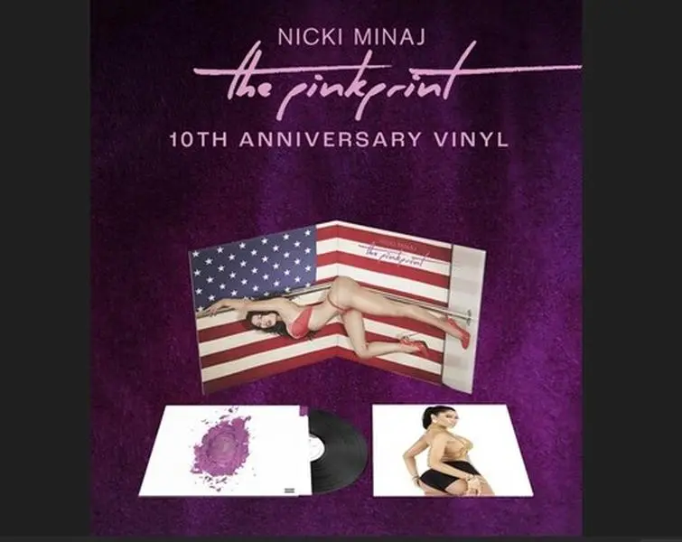 Pinkprint - Nicki Minaj - Record Album, Vinyl LP