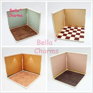 Dollhouse Grid Space Miniature – 3D DIY Handmade Toy House, Self-Designed Mini Scene Model for Collectors and Decoration