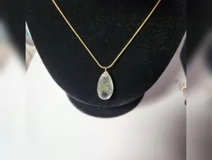 Garden Quartz on a 925 Gold-plated Chain