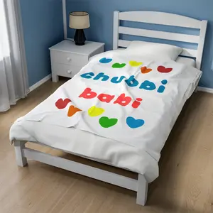 Chubbi Babi Velveteen Plush Throw/Blanket