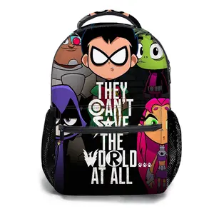 Teen-Titans-Go!-Backpacks for Girls, Cute School Backpack for Girls Boys, Aesthetic Bookbag for Teens, Lightweight Classic Backpack for Travel, Work, Picnic A-77