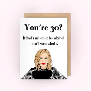 Moira Rose - Schitt's Creek 30th Birthday Card