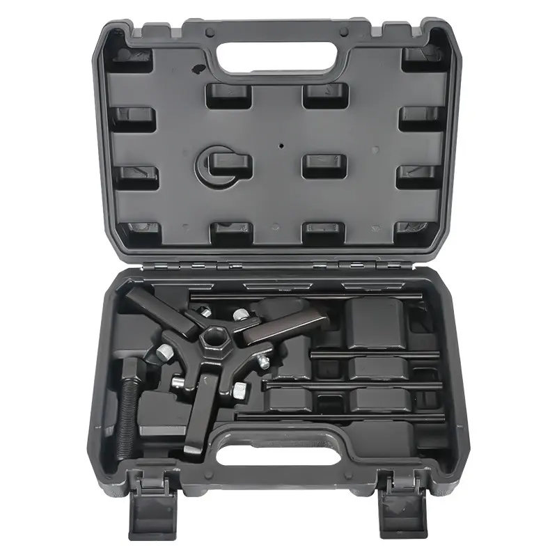 3-Jaw Adjustable Crank Balancer Puller Set - Jaw Type Puller for Late-Model Cars & Trucks, Press-On Removal, Configurable to Suit Harmonic Damper, No Radiator Removal Needed, Reduces Harmonic Damper Part Damage