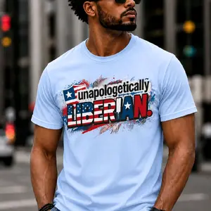 Unapologetically Liberian True Graphic T-Shirt - Liberian Pride Apparel for Cultural Enthusiasts