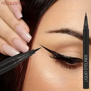 1 Pcs Long-Lasting Black Liquid Eyeliner Pen - Smooth Waterproof and Smudge-Proof, High Pigmented Rendering, Bold Eye Makeup Looks, Water Eyeliner, Daily Makeup, Eyeline Cosmetic, Ideal Gifts