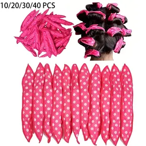 Heatless Foam Hair Curler Set, Heatless Hair Curlers, Soft Overnight Hair Rollers for Natural Curls & Waves, Flexible DIY No-Heat Curling Styling Tools for Women