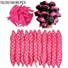Heatless Foam Hair Curler Set, Soft Overnight Hair Rollers for Natural Curls & Waves, Flexible DIY No-Heat Curling Styling Tools for Women, Heatless Curlers
