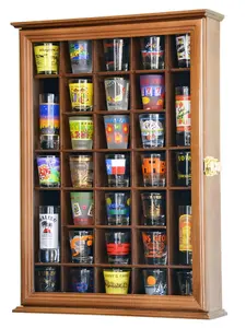 31 Shot Glass Display Case Cabinet
