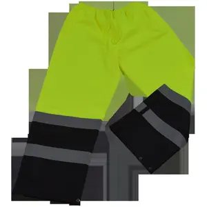 212 MAIN Petra Waterproof Rain Pants, ANSI-ISEA 107-2004 Class E, Drawstring, Lime & Black, 4X Size