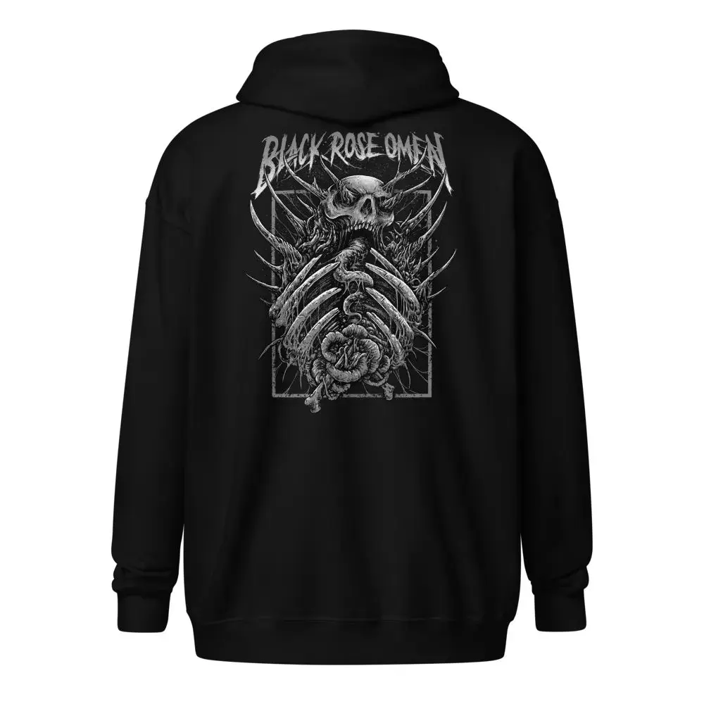 Black Rose Omen Devour Zip Hoodie