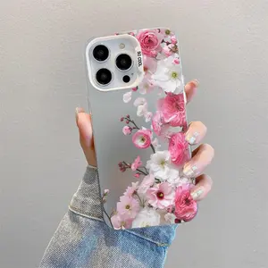 Phone cases compatible with iPhone 11 12 13 14 15 Plus 16 Pro Max Samsung S23 durable anti-drop casing TPU full-edge acrylic junkphonecase protector Cover Protection