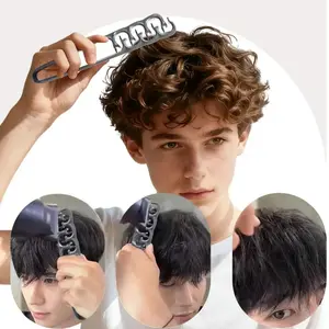 Fluffy Texture Styling Comb for Men & Women, Fluffy Hair Root Clips, Ideal for Hair Seams & Bangs, Essential Hairdressing Tool, Hair Care Comb