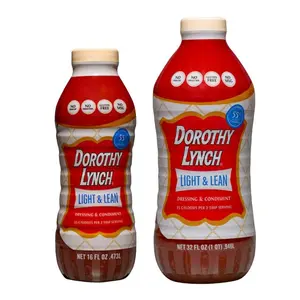 Dorothy Lynch Light and Lean Salad Dressing - Gluten Free, Trans Fat-Free, Sweet and Spicy Flavor, 16 oz & 32 oz Combo Pack