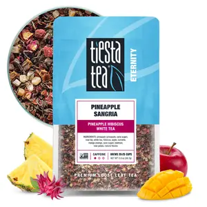 Tiesta Tea - Pineapple Sangria | Loose Leaf | Pineapple Hibiscus White Tea | Premium Low-Caffeinated Fruit Blend | Makes Hot or Iced