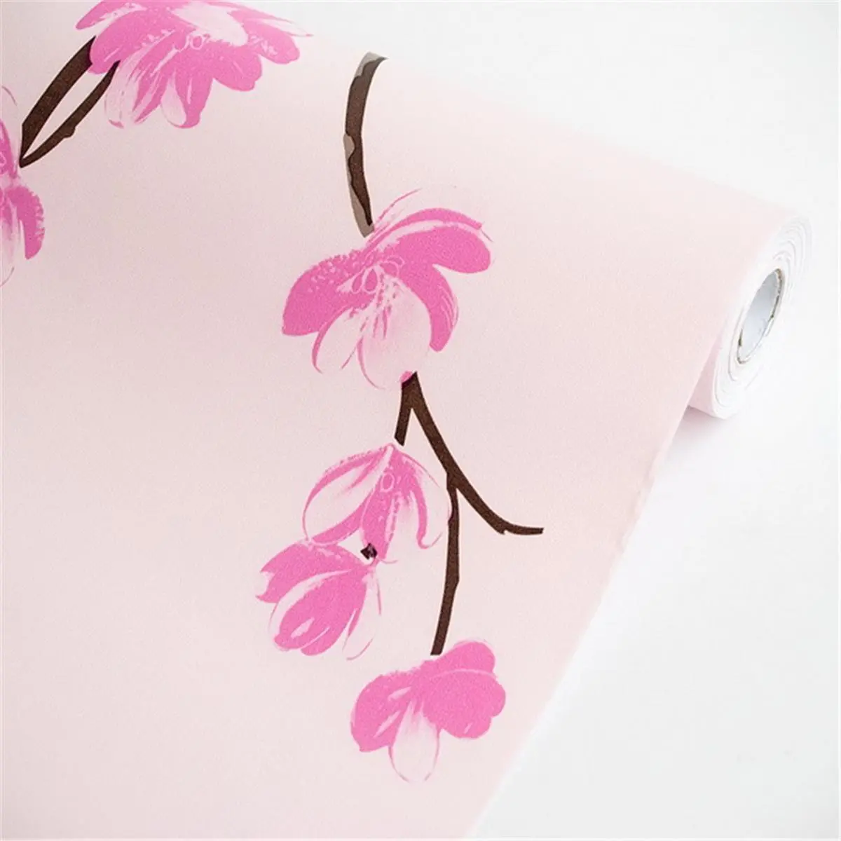 p1301-ROLL Pink Magnolia - Self-Adhesive Wallpaper Home Decor Roll Multicolor
