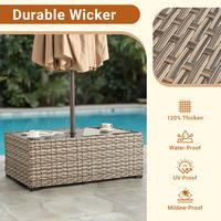 47" Rectangular Umbrella Hold Table  PAD