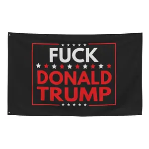 FDT -  Trump funny house flag, FJB FDJT Flag, Single sided