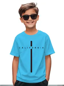 California Crossline Digital Print T-Shirt, Graphic Printed Shirt, 100% Polyester, Fashion Casual Kids Clothing, Perfect Gift for Boys, Outdoor Sports, Graphic Print Tee