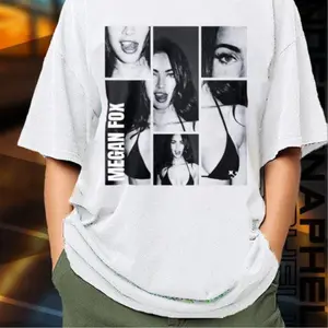 Limited Edition Megan Fox T-shirt, Megan Fox Sweatshirt and Hoodie, Exclusive Fan Merch for Women and Men, Birthday Day Gift