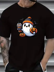 Fashionable And Chic Men'S T-Shirt Featuring a Dis